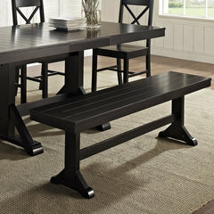 Black Bench Give your Kitchen, Dining Room, or Entryway A Traditional Aesthetic