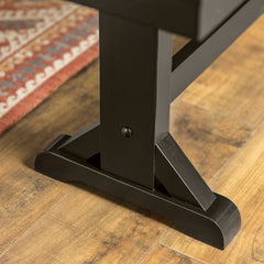 Black Bench Give your Kitchen, Dining Room, or Entryway A Traditional Aesthetic