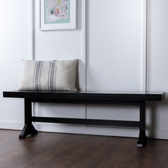 Black Bench Give your Kitchen, Dining Room, or Entryway A Traditional Aesthetic