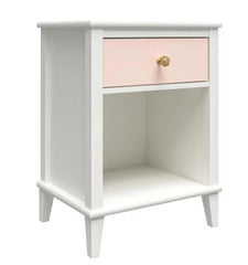 Nightstand - White/Multi Add A Fun Style To your Bedroom, Living Room