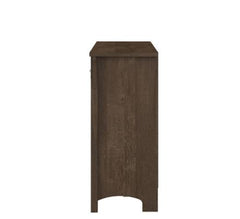 Accent Storage Cabinet Organize your Entryway or Living Area Open Cubby and Two Cabinets