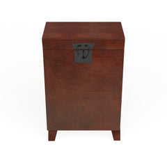 Espresso Trunk End Table Provide Ample Storage Space in your Living Room