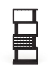 4-tier Bar Cabinet with 24-Bottle Wine Rack Perfect for Wine Orgnaize