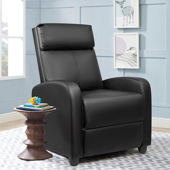 Faux Leather Massage Chair Adjustable Angle Backrest and Footrest Provide the Most Comfortable Sitting