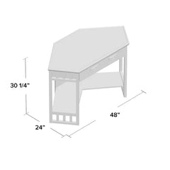 Desk With Keyboard Tray Cable Management Perfect Home Office