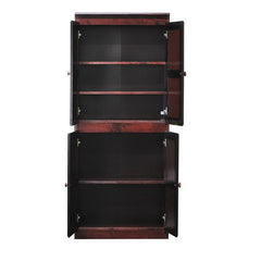 Cherry Kesterson Armoire Four Door Storage Cabinet Strikes