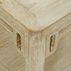 Side Table Weathered White Wash, 24 Inch Tall Add Versatility to your Indoor Decor with Side Tables