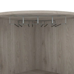 Black Brown Lollis Bar Cabinet Perfect for Storing Liquor Cocktail Books