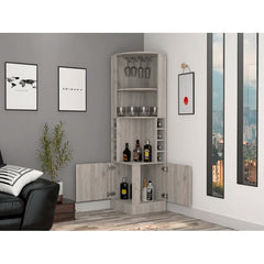 Black Brown Lollis Bar Cabinet Perfect for Storing Liquor Cocktail Books