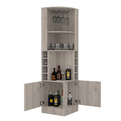 Black Brown Lollis Bar Cabinet Perfect for Storing Liquor Cocktail Books