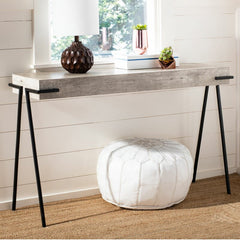 47.3'' Console Table Contemporary Rectangular Console Table Tripod-Style Iron Legs