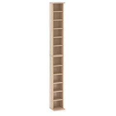 Brown Multimedia Media Shelves Modern Style 10 Adjustable Shelves Provide Essential Storage Space