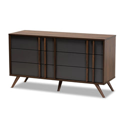 Naoki Mid-century Modern 6-drawer Dresser