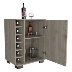 Ranzino Bar Cabinet Provides Storage for Bottles and Glassware