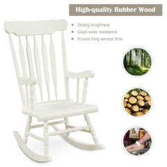 Rocking Chair Soft Seat Cushion with Good Resilience Adds Extra Comfort to your Hips