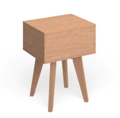 Birch 2-drawer Nightstand Perfect Addition to your Bedroom Decor Tapered Legs