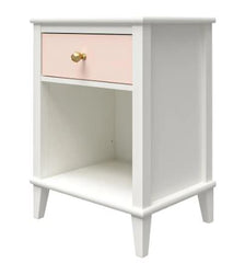 Nightstand - White/Multi Add A Fun Style To your Bedroom, Living Room