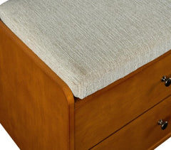 1 - Upholstered Seat Storage Bench Versatile use in entryway, mudroom or foot of the bed