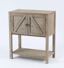 1 - Wood Farmhouse Storage Cabinet Homely style to any room with offering plenty of storage.