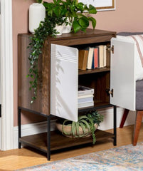 2 - Door Accent Cabinet Perfect chic addition to your Modern home