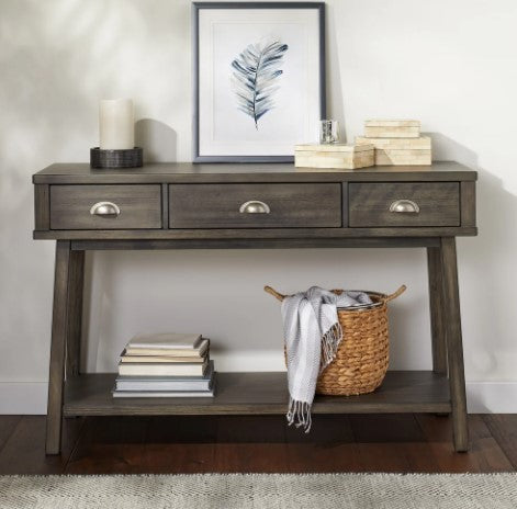 3 - Drawer Rectangle Console Table great for displaying your fav orite accent pieces