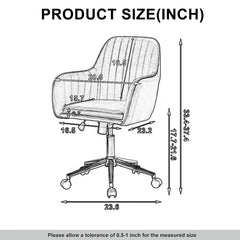 Task Chair 360-degree Swivel with Height Adjustments Indoor Design