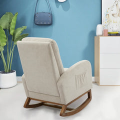 Vennie Rocking Chair Relax in Style with this Chair Soft Cushion Padded Backrest