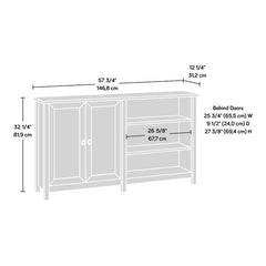 Samora 57.79'' Console Table Soft White French Country Style to your Space